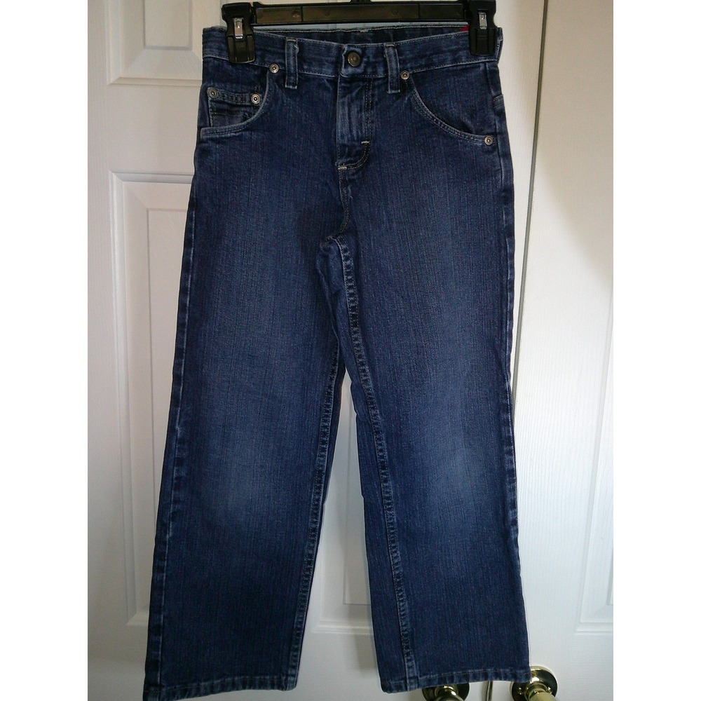 Wrangler Jeans Boys Relaxed Fit Denim Blue Pants Classic Size 10‎